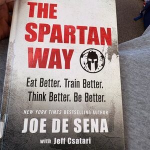 The Spartan Way Hardcover Book - Red & White